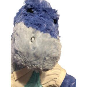 Build A Bear T-Rex Purple Dinosaur 17 in Purple Skirt Shirt Vest Green Eyes
